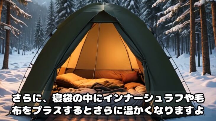 【camping101】初心者におすすめの　冬キャンプ