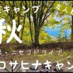 【北海道秋】支笏湖ニセコドライブ&ニセコサヒナキャンプ場での鍋キャンプ！