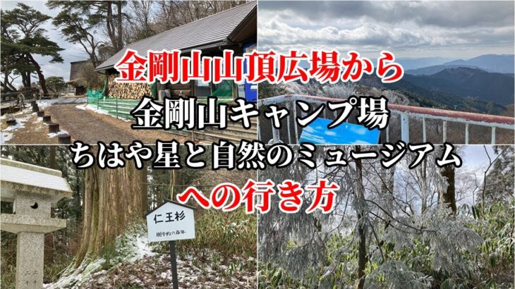 【金剛山】山頂広場から金剛山キャンプ場・ちはや星と自然のミュージアムへの道のり【大阪】