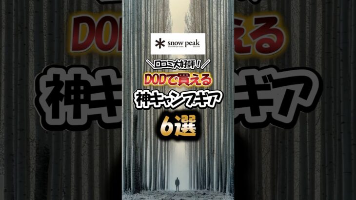 口コミ大好評！スノーピークで買える神キャンプギア6選