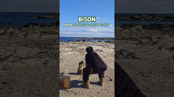 【キャンプギア】BISON BN06 スプリッティングアックス 薪割り斧 【薪割り】#薪割り #薪割り斧 #bison #キャンプギア #キャンプ道具 #薪割り道具 #無料野営地 #野営地 #野営 #