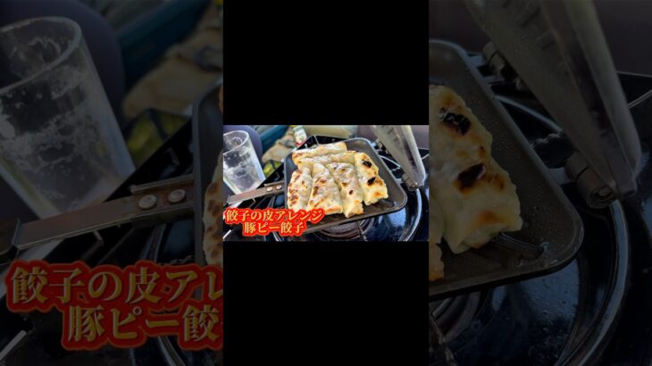 簡単キャンプ飯シェフしょうの豚ピー餃子#料理 #キャンプ飯 #キャンプ #北海道 #アウトドア #保育士 #春 #gw #チャンネル登録お願いします #youtubeshorts #youtube