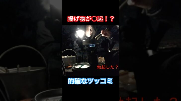 揚げ物が元気になったら… #ドッキリ #料理 #お酒 #カブトムシ #コムドット #作曲 #shortvideo #shorts #キャンプ #キャンプ飯 #野宿 #キャンプ道具 #高尾山