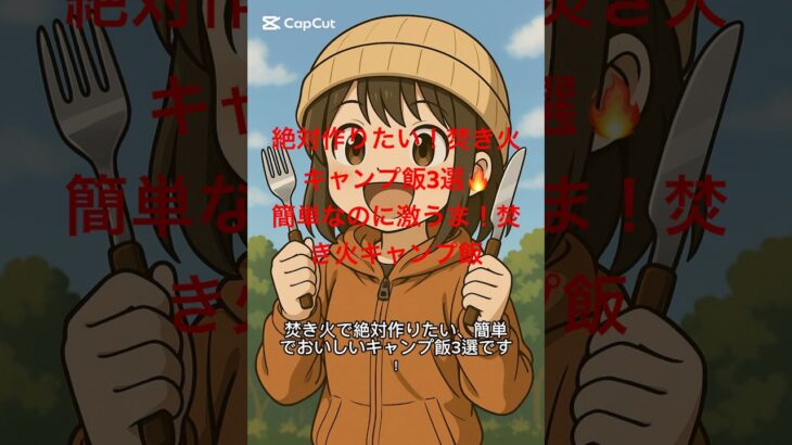 焚き火で絶対作りたい！焚き火で簡単キャンプ飯3選#焚き火 #焚き火初心者 #アウトドア女子 #キャンプ女子