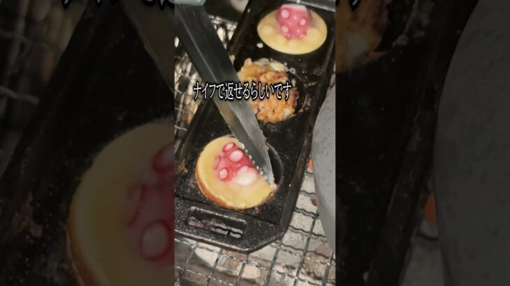 １人前たこ焼き器でたこパ  in キャンプ場 #キャンプ飯