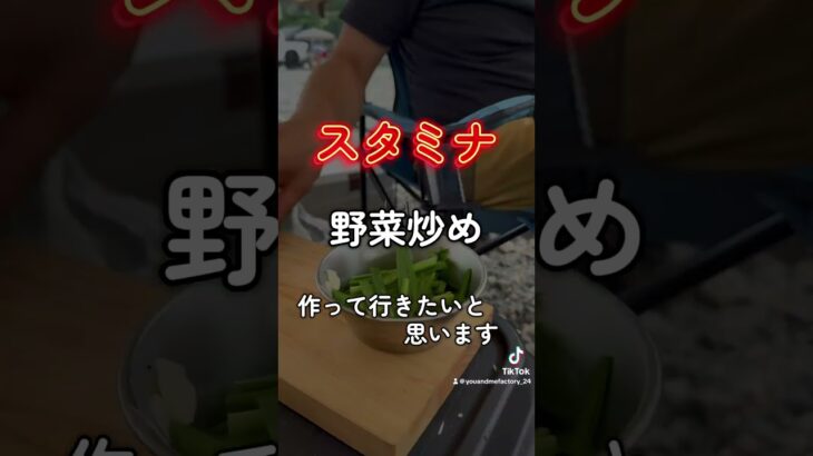 スタミナキャンプ飯 #アウトドア #アウトドアグルメ #キャンプ #キャンプ飯 #料理 #スキレット