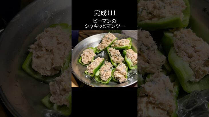 シェフしょうのピーマンの簡単キャンプ飯#料理 #キャンプ飯 #キャンプ #アウトドア #北海道 #保育士 #チャンネル登録お願いします #ゆうキャンかさログ #youtubeshorts #夏