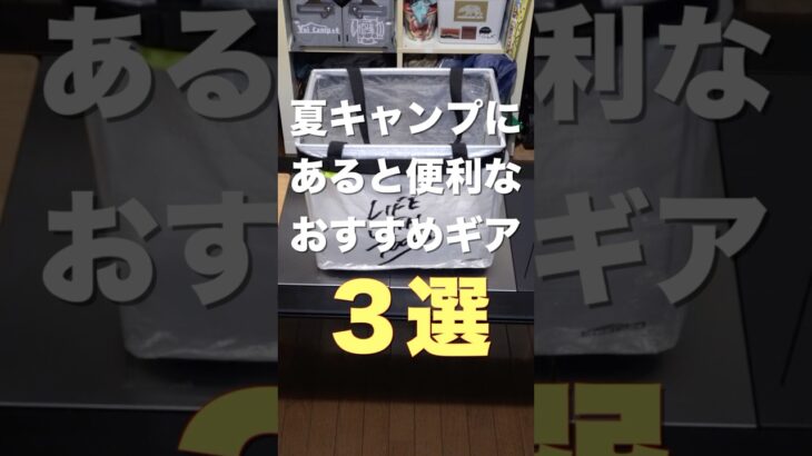 夏キャンプにあると便利なおすすめギア3選#キャンプ#キャンプギア#ファミリーキャンプ#ファミリーキャンプ初心者#夏キャンプ