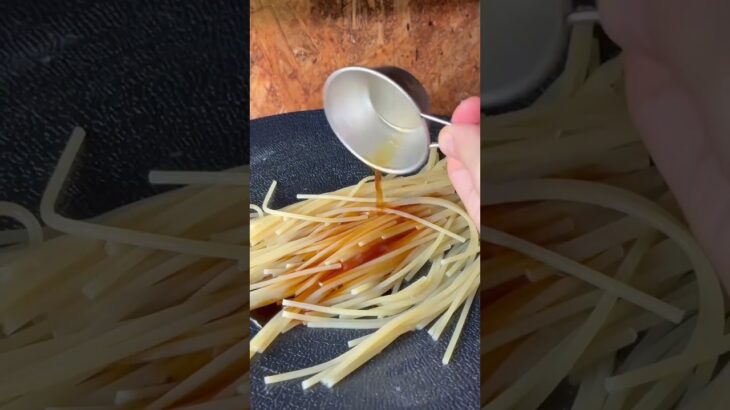 【バンめし】その5・めんたいこパスタ　#shorts #diy #バンライフ #料理 #車中泊 #アウトドア #キャンプ飯 #アウトドアグルメ #automobile