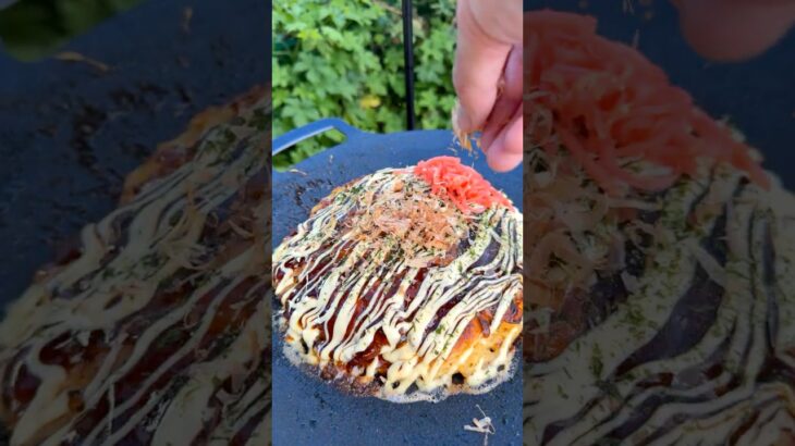 どん兵衛で作るお好み焼きが美味すぎる #キャンプ飯