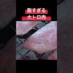 口の中が脂のジュース #料理 #アウトドアグルメ #キャンプ飯 #焼肉 #大トロ #カルビ #韓国海苔