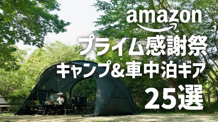 【プライム感謝祭限定】今だけ激安！キャンプ＆車中泊ギア25選【ハイエースにも◎】