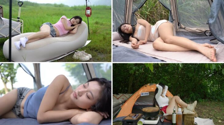 森の奥で4日間のソロキャンプ − 雨音に包まれた静かな時間