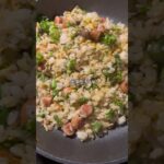 キャンプでほりにし炒飯✌️😋外で食べるごはんはおいしい！#炒飯#チャーハン#キャンプ飯#キャンプ#料理動画#レシピ動画#ゆりごはん#campingfood#cookingvideo