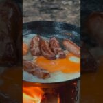 こんな料理が一番だと気付かされる。#キャンプ #キャンプ飯 #飯テロ #delicious #food