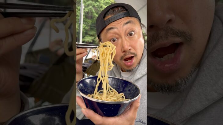 つけ麺！#飯テロ #料理 #キャンプ飯 #キャンプ #ラーメン #つけ麺 #朝ごはん