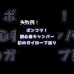 失敗！初めてガイロープ張ったらこうなる。