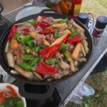 じいさん達のベトナム料理キャンプ。買い出し、キャンプ前の担々麺、拳銃乱射を含みます。