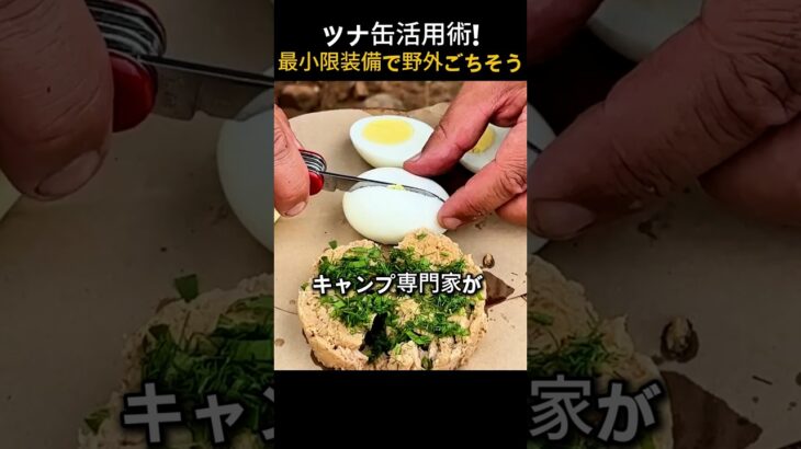 キャンプ専門家のツナ缶活用術!最小限の装備で作る野外ごちそう