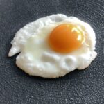 家で1人キャンプ料理　卵焼き