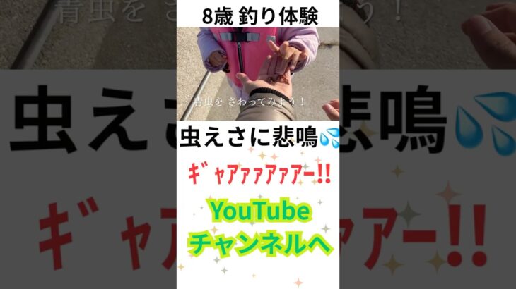 8歳の娘と釣りキャンプ！青虫に悲鳴をあげる！倉橋で胴付き仕掛け！