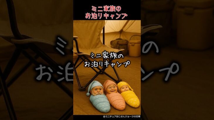 ミニチュア家族のお泊りキャンプ#ミニチュア #おじさん #家族 #夫婦 #料理 #旅行 #キャンプ COEIROINK：紡戯コト