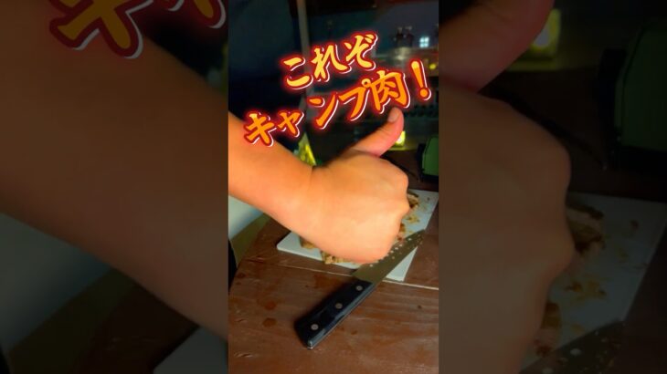 【これは日本酒が飲みたくなる！キャンプ飯】＃おつまみ #キャンプ飯 #アウトドア #ソロキャンプ  #キャンプ酒 #ステーキ #肉キャンプ #G系