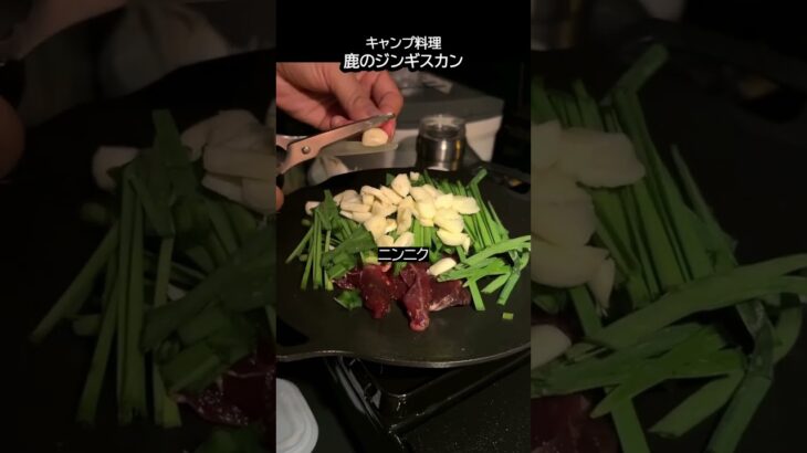 鹿ジンギスかン #簡単料理 #Shorts