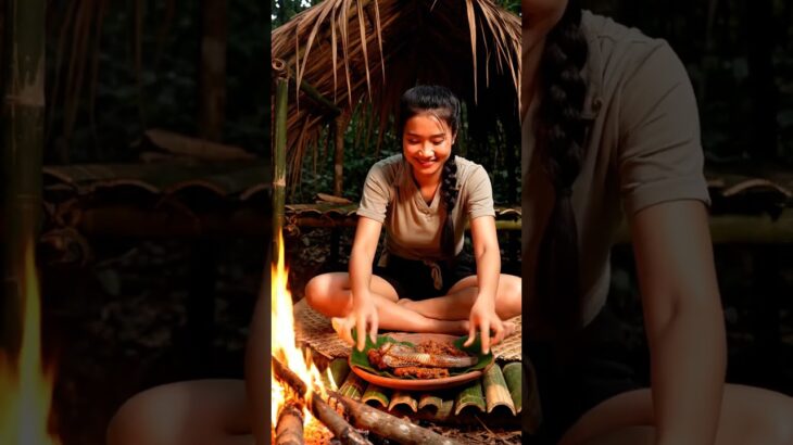 森で作る至高のキャンプ飯！簡単×超うまいアウトドア料理 #food #foodie