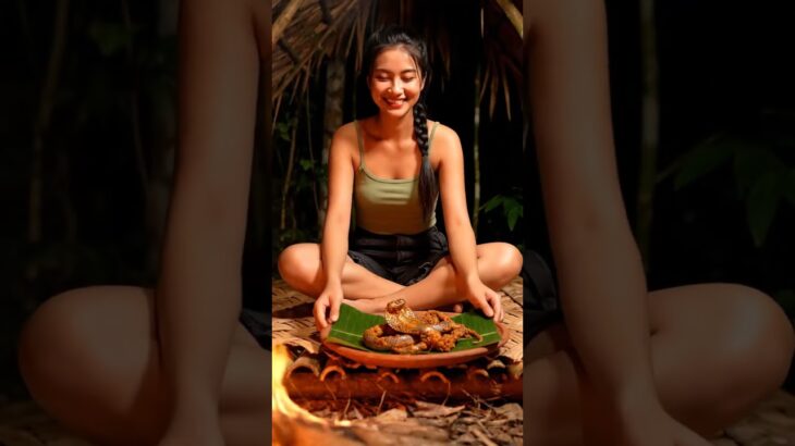 森で作る至高のキャンプ飯！簡単×超うまいアウトドア料理 #food #foodie