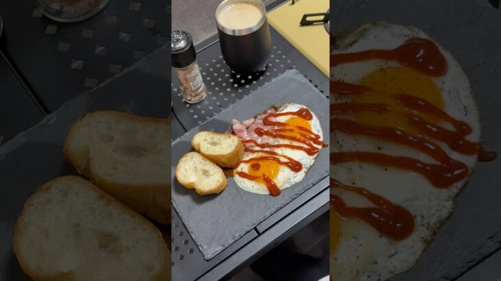 ジブリ飯っぽいの作ってみた！#shorts#キャンプ #キャンプ飯 #料理 #アウトドア