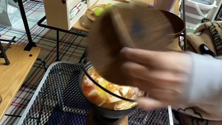 【車庫キャンプ】初心者女子キャンプ①