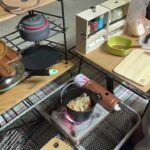 【車庫キャンプ】③初心者女子キャンプ