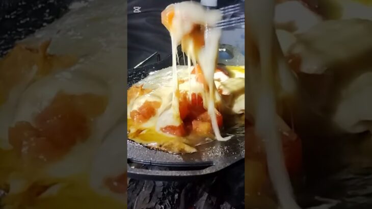 【キャンプ飯】ダイソーのマルチグリドルでいろいろキャンプ飯#キャンプ飯#ダイソー#マルチグリドル#焚火#焚火料理#グルキャン