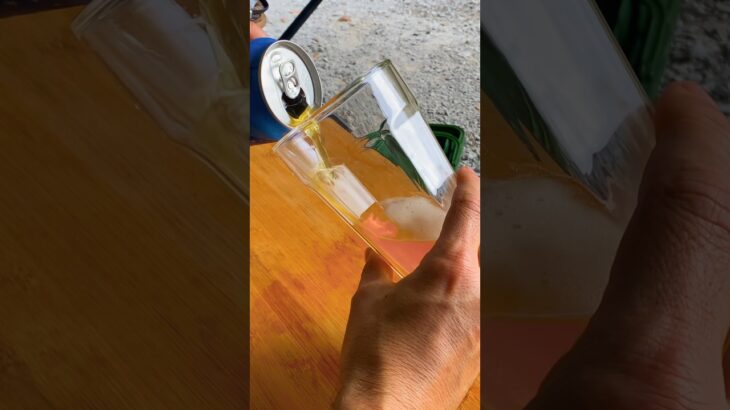 #ソロキャンプ #設営完了 #焚き火時間 #最初の一杯 #キャンプのある暮らし #アウトドアライフ #キャンプ男子 #焚き火のある生活 #キャンプ初心者 #自然と暮らす