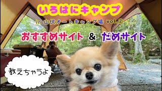 おすすめ&ダメサイトはここ！【vol.②】山伏オートキャンプ場✦いろはにキャンプ