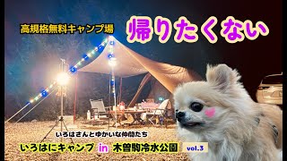 雲海に沈むキャンプ場【vol.3】いろはにキャンプin木曽駒冷水公園