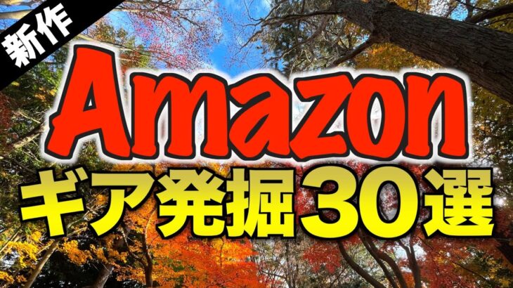 【キャンプギア⁉️】11月に見つけた新作キャンプギア＆気になるアイテム25選
