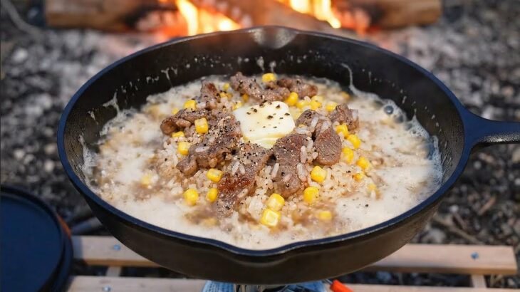 【AI×ASMR】1つ選ぶならどれ？⛺️キャンプ飯フードボムで癒やしの時間【作業・睡眠用】