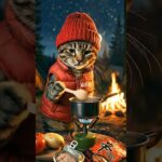 Chef Maruo’s Campfire Cooking ASMR 🔥 | 캠핑요리 | 焚き火料理 /キャンプ飯 #Shorts