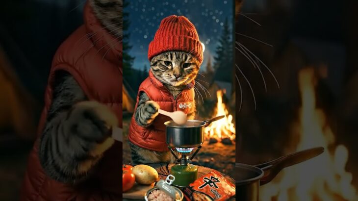 Chef Maruo’s Campfire Cooking ASMR 🔥 | 캠핑요리 | 焚き火料理 /キャンプ飯 #Shorts