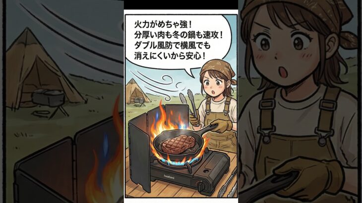 【タフまるXG】イワタニカセットコンロキャンプ初心者にもおすすめ　 #キャンプ #アウトドア #キャンプ飯