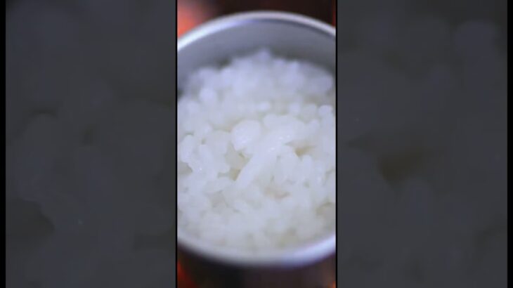 ミニチュアでキャンプ🏕️ #miniature #ミニチュア料理 #飯盒炊爨 #campfood #tinycooking #asmr #minifood #campfire #shorts