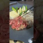 お家キャンプ気分⛺️すき焼き！#キャンプ #アウトドアグルメ #料理 #簡単レシピ #outdoors