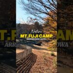 富士山を独り占め！絶景リゾートキャンプ体験🏕️#shorts