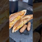 お家キャンプ飯ホットサンド #アウトドアグルメ #キャンプ #料理 #shorts#キャンプ飯