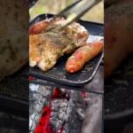 【ソロデイキャンプ】キャンプ🔰初心者。無料キャンプ場『須原親水広場』焚き火炊飯でパエリア🥘