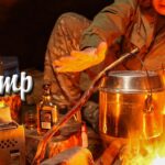 焚き火の前で飲む酒のつまみ