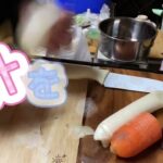 【ディ車庫キャンプ】初心者女子キャンプ⑪豚汁