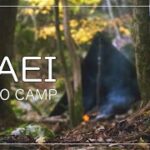 【野営】紅葉の森でソロキャンプ 　ポーランド軍幕